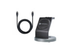 FORCELL Support de charge magnétique MagSafe 3en1 noir 15W + câble USB-C vers USB-C