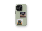 Twin Memories - Green | Coque de téléphone 3D 2en1 Ultra-résistante