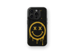 Smiley Noir | Coque de téléphone 3D 2en1 Ultra-résistante