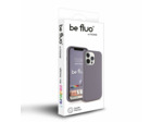 Coque Silicone Moxie BeFluo Fine et Légère pour iPhone 14 Pro, Intérieur Microfibre - Gris lavande