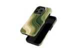 Olive Waves | Coque de téléphone 3D 2en1 Ultra-résistante