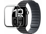 FORCE Coque pour Apple Watch transparente avec contours noirs (Tous les modèles)