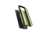 Olive Stripes | Coque de téléphone 3D 2en1 Ultra-résistante