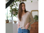 Cardigan Léontine - Pur Cachemire - Beige chiné