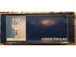 6 Verres à pied Cristal d'Arques