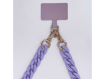 Chaine grosse maille avec pad universel - serie IBIZA - LILAS - 1.2M