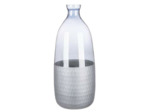 Grand vase Canus en verre gris et argenté