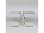 Paire de tables d'appoint années 70