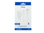 FAIRPLAY COMBO Chargeur (12W) + Câble Lightning (1m) (Blanc)