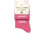 Chaussettes duo à paillettes Parfaite copine