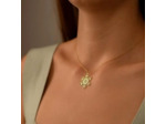 Pendentif Métatron plaqué or