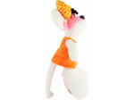 Diddl Peluche Diddlina en Robe Orange 30cm