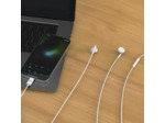 CONNECT - Écouteurs Filaires USB-C Blanc