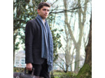 Foulard Pio unisexe - Voile de coton - Pétrole