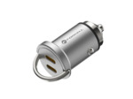 FORCELL F-ENERGY Mini chargeur adaptateur pour voiture 2x USB-C 30W