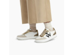 Baskets monogramme blanc et beige clair -  Esmée - Vanessa Wu