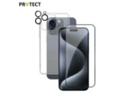 PROTECT Pack de Protection Coque + Protection Lentille + Verre Trempé iPhone (Tous les modèles)