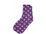 STC, Chaussettes paillettes courtes - Violet Chat (taille unique 36-42)