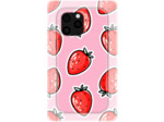 Strawberry Stickers | Coque de téléphone 3D 2en1 Ultra-résistante