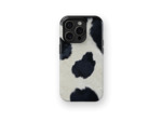 Cowhide Chic | Coque de téléphone 3D 2en1 Ultra-résistante
