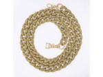 Chaine grosse maille avec pad universel - serie IBIZA - KAKI- 1.2M