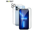 PROTECT Pack de Protection Coque + Protection Lentille + Verre Trempé iPhone (Tous les modèles)