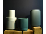 Trio de vases et cache-pots