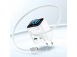 Yesido Chargeur Secteur avec Câble Rétractable & Affichage Digital