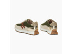 Baskets monogramme kaki & beige - Hanaé - Vanessa Wu