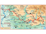 LA HAUTE-PROVENCE PAR LES GORGES DU VERDON - LA ROUTE NAPOLEON A PIED