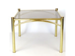 Table d'appoint verre fumé