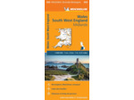 CARTE REGIONALE ANGLETERRE SUD-OUEST, MIDLANDS, PAYS DE GALLES