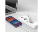CONNECT - Chargeur Secteur Multi GaN Charge Rapide 33W (USB + USB-C) Blanc