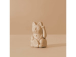 DONKEY Lucky Cat Mini | Ocre – Porte-Bonheur Japonais en Ocre