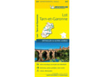 CARTE DEPARTEMENTALE LOT, TARN-ET-GARONNE