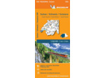 CARTE REGIONALE SUISSE / SCHWEIZ / SVIZZERA SUD-OUEST / SUD-WEST / SUD-OVEST