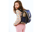 Cartable moyen Papillon Bleu