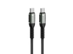 FORCELL F-ENERGY Câble nylon tressé USB-C vers USB-C 5A 100W 1,2m