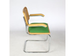 Chaise B64 en cannage et tissu