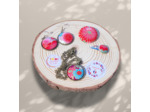 Barrette bouton "Pula"