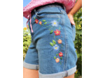 Échappée Florale - Kit broderie short à broder