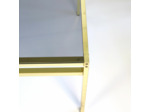 Table verre fumé années 70