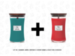 Offre exceptionnelle : Lot de 2 bougies (Grande Jarre) au choix parmi ces senteurs - Nous préciser les senteurs en commentaire