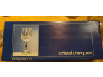 6 Verres à pied Cristal d'Arques