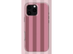 Pastel Cherry Stripes Case | Coque de téléphone 3D 2en1 Ultra-résistante