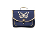 Cartable moyen Papillon Bleu