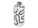 Vase bouteille aux lignes incurvées