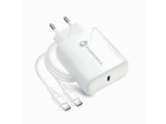 FORCELL F-ENERGY Chargeur secteur USB-C avec câble USB-C vers USB-C 3A 25W