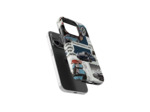 Porsche Scrapbooking | Coque de téléphone 3D 2en1 Ultra-résistante