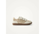 Baskets éclair Mini Oxane or et beige à semelle rétro - Vanessa Wu